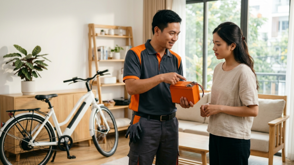 Các lỗi mắc phải khi sử dụng bình ắc quy xe điện